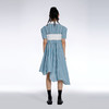 HOLONOMIC 原创假两件设计感小众条纹不规则连衣裙 商品缩略图2