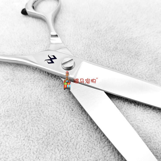 7.5寸大裁平口直剪KISI骑士宠物美容剪刀KS 75天洋G1 商品图3