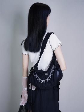 fragileheart原创高级感腋下包易碎商店蝴蝶结斜挎日系饺子包女夏