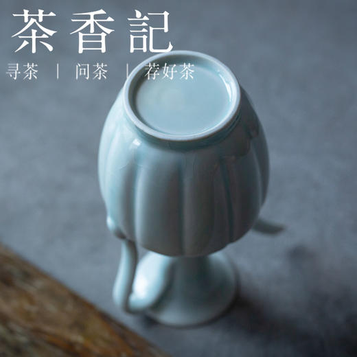 茶香记 湖田窑仿宋青釉执壶370ml青釉古典器型景德镇分茶器茶具 商品图3
