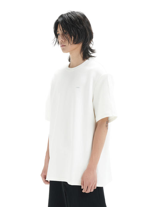 TERRAINCOGNITA21SS小众休闲百搭基础立肩短袖金属logo双色T恤 商品图3