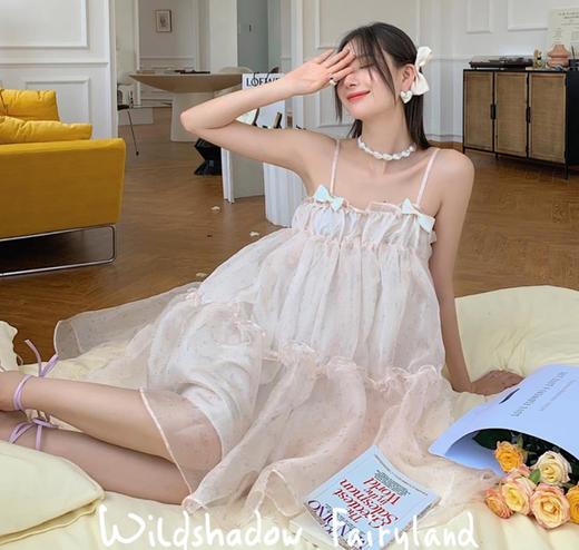特价秒杀 Wildshadow 吊带蝴蝶结碎花纱纱裙.潮快闪[福利品] 商品图4