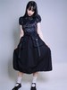 fragileheart原创机能风伞裙春款织带立体大口袋黑色百搭半身裙女 商品缩略图0