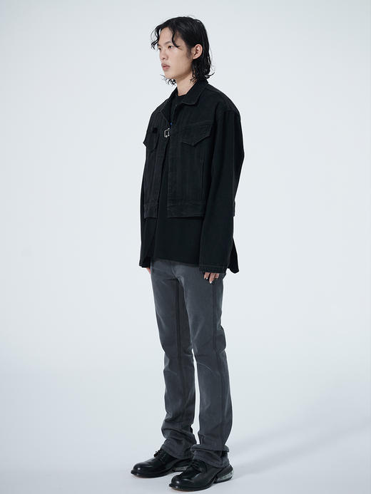 TERRAINCOGNITA2021SS春夏新款短款百搭宽松牛仔夹克外套男女同款 商品图0