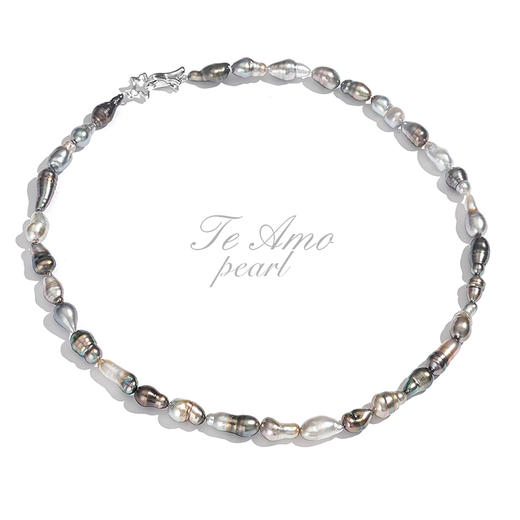 【Natural天恩】系列大溪地Keshi珍珠项链 商品图0