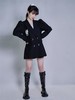fragileheart易碎商店 黑色西装外套女春装2021新款月亮扣子西服 商品缩略图2
