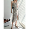 【唯美水墨风】法式印花吊带连衣裙 收腰显瘦 凸显气质 侧开叉 商品缩略图2
