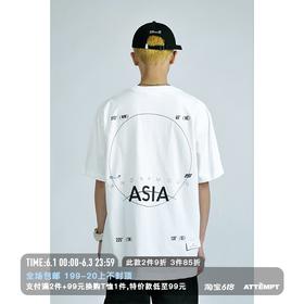 MANUFACTURE BY ATTEMPT 亚洲坐标 T-shirt 短袖T恤
