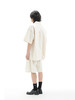 TERRAINCOGNITA21SS米白色宽松廓形百搭休闲衬衫基础通勤短袖男女 商品缩略图3