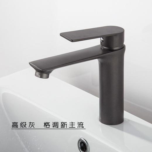 SQ：5053全铜西凉单孔 -水镀枪灰 商品图2