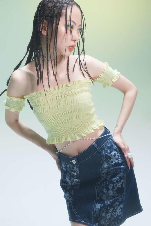 EhK 三色丝绒 可拆卸两穿 吊带背心抹胸上衣 商品图1