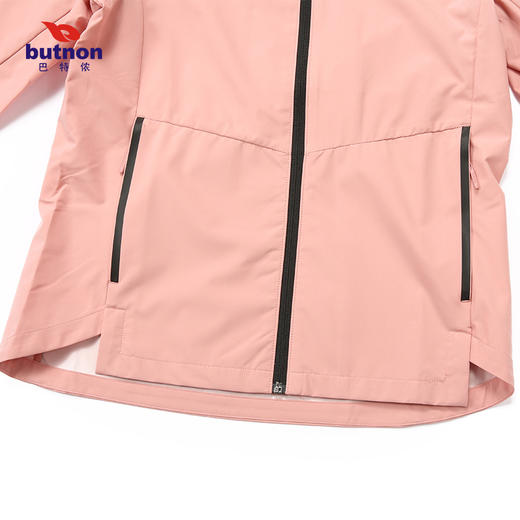 M1612巴特侬butnon男女士梭织连帽风衣防风透气不闷热100%聚酯纤维 商品图6