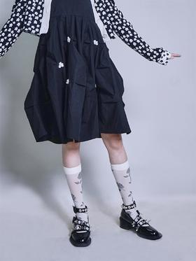 fragileheart易碎商店 原创设计 玫瑰中筒袜女秋（不退不换）