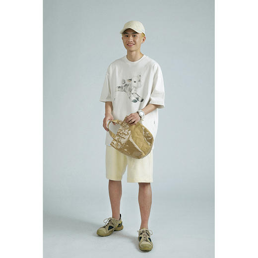 MANUFACTURE BY ATTEMPT 毛绒玩具印花短袖T恤 商品图2