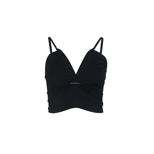 WHISTLEHUNTER(WSTHT)百搭纯色性感短款背心 夏季抽绳打底吊带 商品图4