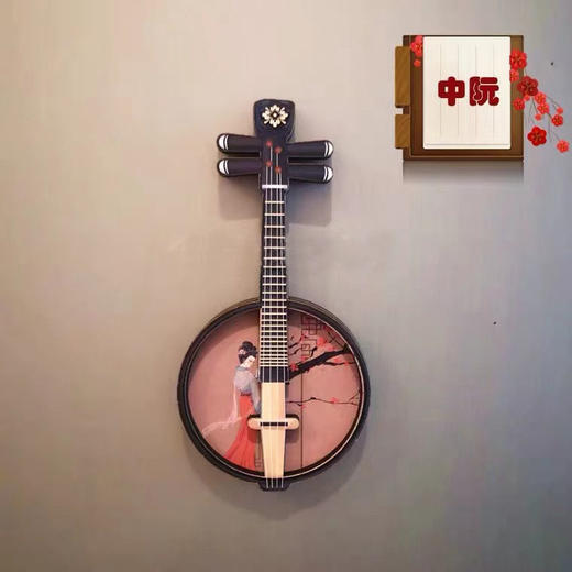 迷你新品中国风古典民乐 卡通可爱有趣的创意 木质冰箱贴 商品图3