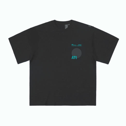 ATTEMPT SS20“匿名组织”印花宽松落肩短袖T恤 商品图4