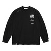 ATTEMPT 定番产品 "ATt" LOGO Tee 渐变几何印花宽松落肩长袖T恤 商品缩略图4