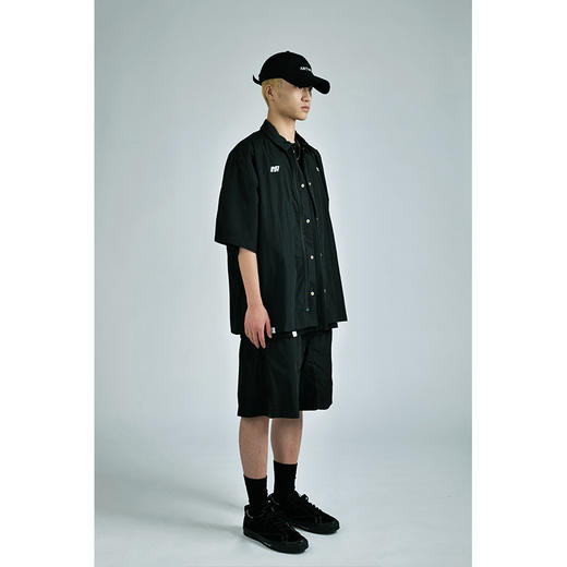 MANUFACTURE BY ATTEMPT 尼龙短袖衬衫外套 商品图2