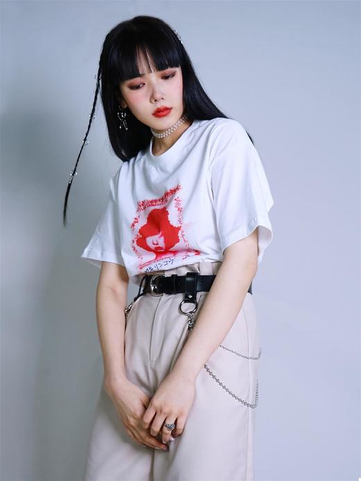 fragileheart原创设计软糯高腰工装显瘦西装阔腿裤直筒短裤女春季 商品图1