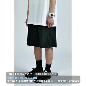 MANUFACTURE BY ATTEMPT 侧拉链尼龙短裤