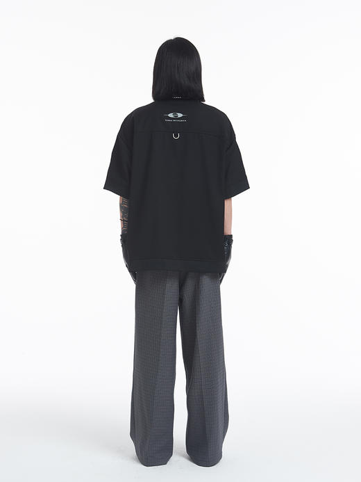 TERRAINCOGNITA2021SS春夏新款可拆卸帽子短袖polo衫宽松廓形衬衫 商品图3