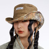 HOLONOMIC「第八大陆」原创印花双面戴渔夫帽 商品缩略图0