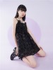 fragileheart易碎商店2021夏季新款网纱花花吊带裙短款黑色连衣裙 商品缩略图2