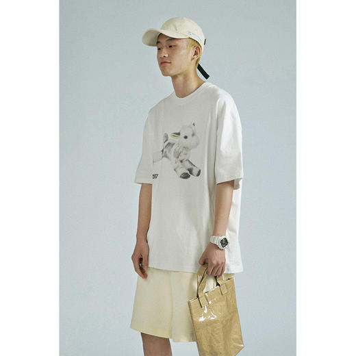 MANUFACTURE BY ATTEMPT 毛绒玩具印花短袖T恤 商品图1