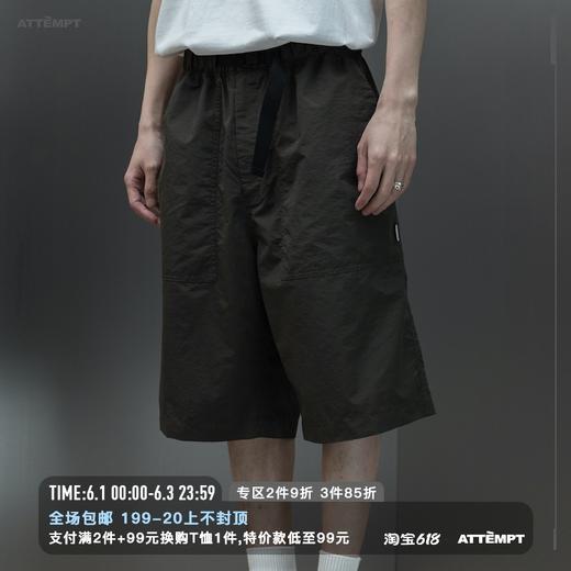 ATTEMPT SS20 都市风格调节腰带工装短裤 商品图0