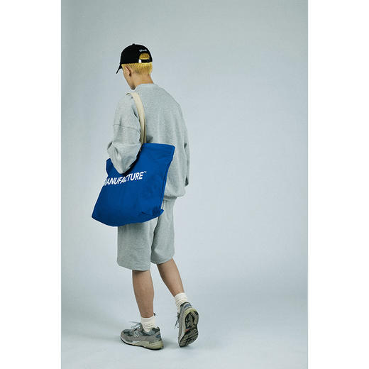 MANUFACTURE BY ATTEMPT 毛毡LOGO圆领卫衣 商品图3