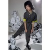 HOLONOMIC 原创设计工装腰果花拼贴宽松垂感束脚连体裤 商品缩略图1