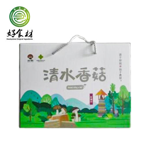 QS-清水压力菇礼盒(野生菌农家干香菇特级)400g/盒【大宗供货请联系客服】 商品图2
