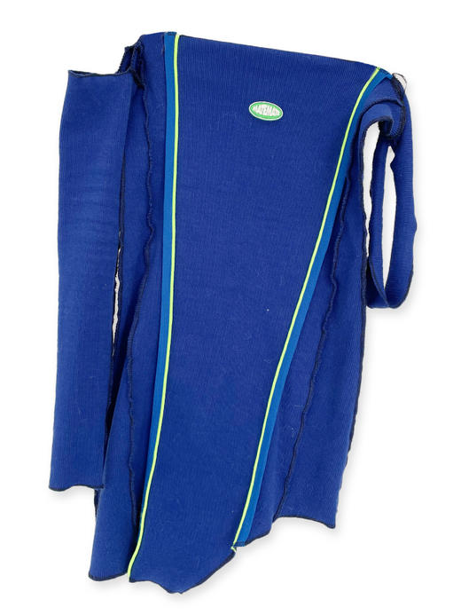 MATEMATE原创设计深蓝色挂脖不规则下摆辣妹紧身裙 商品图4