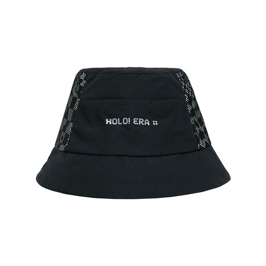 HOLONOMIC 原创设计棋盘格拼接尼龙网纱渔夫帽 商品图4