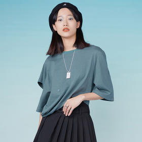 HOLONOMIC「多种穿法」原创设计感小众趣味不规则短袖T恤