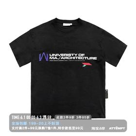MANUFACTURE BY ATTEMPT 曼恩建筑学院T-shirt 短袖T恤