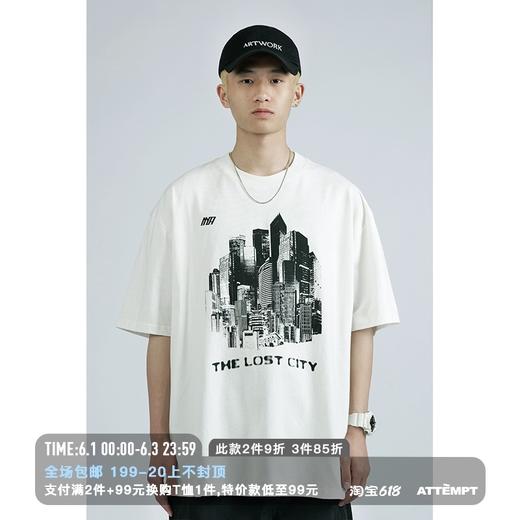 MANUFACTURE BY ATTEMPT 失落之城WuHan短袖T恤 商品图0