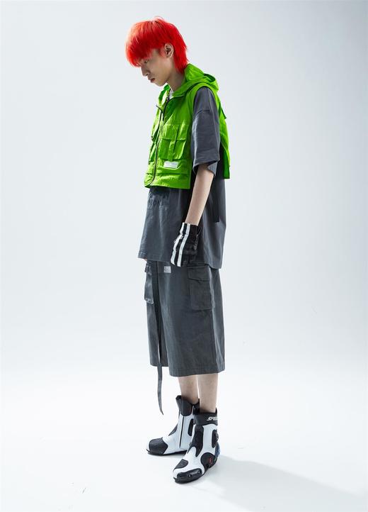 SFTTR 2021SS 可调节连帽立体口袋机能轻薄男女防晒金属尼龙马甲 商品图1