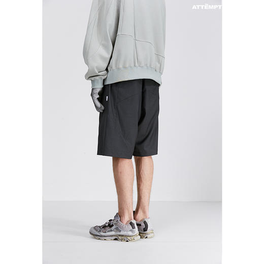 ATTEMPT SS21 弧形分割西裤短裤 商品图3