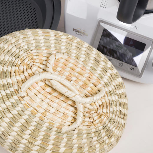 小美TM6美善品蒸笼加高盖手工草编竹编TM5专用蒸盘拓展盖 商品图4