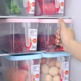 【日用百货】日式塑料抽屉式透明长方形食品保鲜盒
