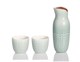 【茶具】足迹水瓶+2入中杯  瓶890ml/杯285ml