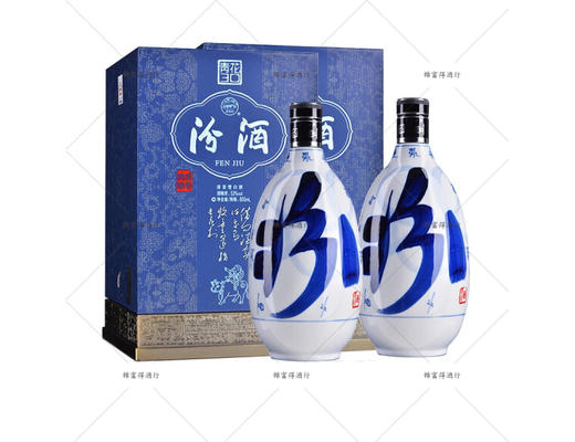 山西杏花村汾酒股份 53度青花30年大兰花  850ml*2瓶整箱装清香中国 商品图2