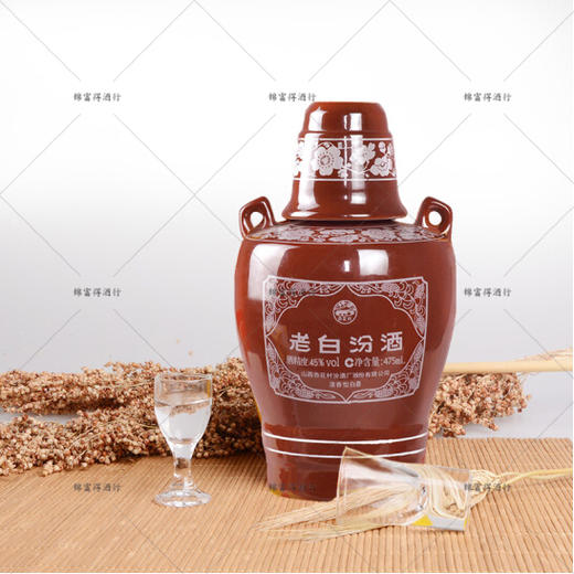 山西杏花村汾酒股份 45度10年老白汾 475ml*6瓶整箱装清香中国 商品图4