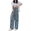 【新款韩版百搭九分 · 拖地裤休闲运动 ~ 第二条0元购！！！】2021裤子女宽松 韩版扎染裤夏季宽松直筒休闲显瘦百搭垂感高腰阔腿裤潮 商品缩略图4