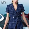 IWY/藏青色格纹职业西装套装名媛高级商务气质修身工作服休闲
NCP1175 商品缩略图4