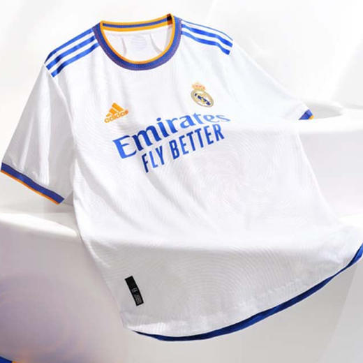 专柜正品阿迪达斯21-22皇马主场球迷版短袖足球衣GQ1359 商品图4