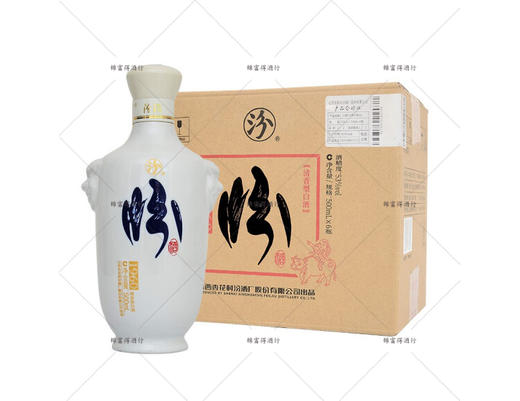 汾酒（股份厂出品）杏花村白酒整箱装 53度500mlL*6（白虎头汾酒） 原厂包装 商品图1