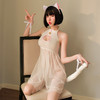 【小猫妖的魔力】情趣内衣 制服 日系 性感 角色扮演 猫咪 透明 睡裙 套装 6947 商品缩略图7